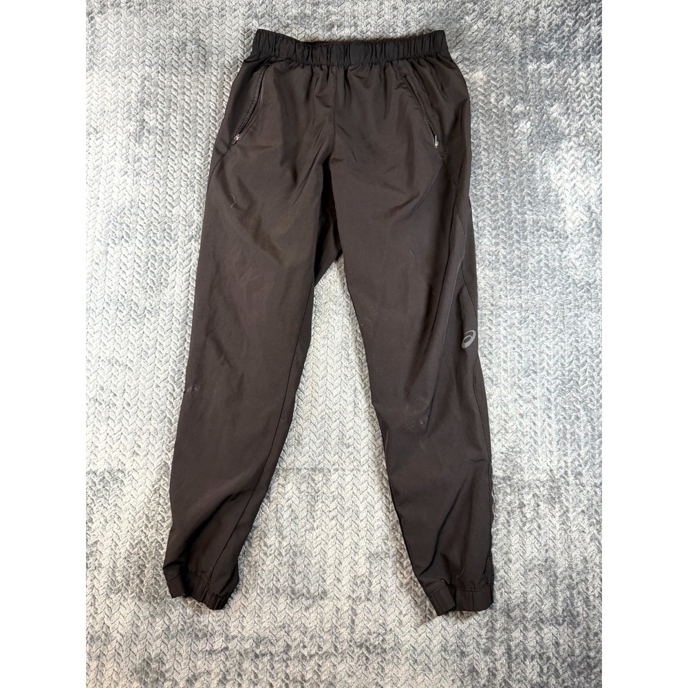 Asics Jogger Pants Womens Medium Black Mobility & Moisture‎ Wicking Road Running